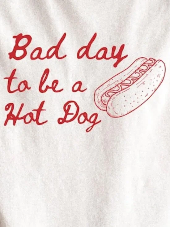 Bad Day to Be a Hot Dog Shirt, Funny Hotdog Tee, Humor Shirt - Picture 2 of 3